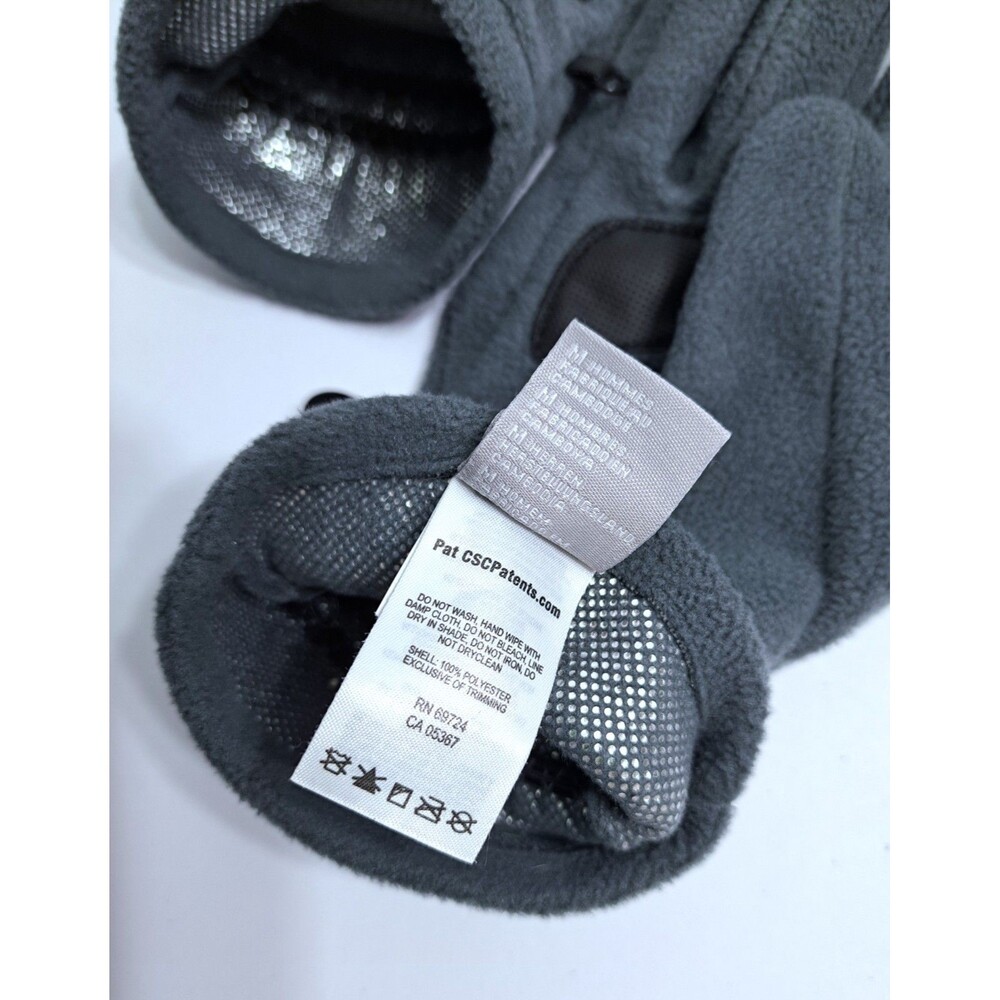 Columbia Men's Medium Thermal Reflective Omni Heat Fleece Winter Gloves Gray - Picture 5 of 7